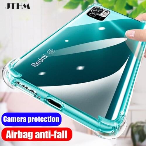 Luxury Clear Phone Case For Redmi Note 10 9 8 Pro Max Shockproof Cases For Redmi 9 9A 8 8A 7 7A Note 9S 10S 7 6 5 Pro Back Cover