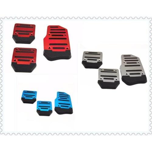 Universal aluminum alloy manual / automatic transmission car pedal for SKODA octavia 2004 2000 seat leon 1999 2005
