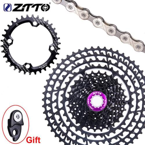 ZTTO MTB 11Speed 11-52T SLR Bicycle Cassette 11s 11v k7 11 Speed 52 UltraLight 371g CNC Freewheel Mountain Bike For XX1 gx m9000