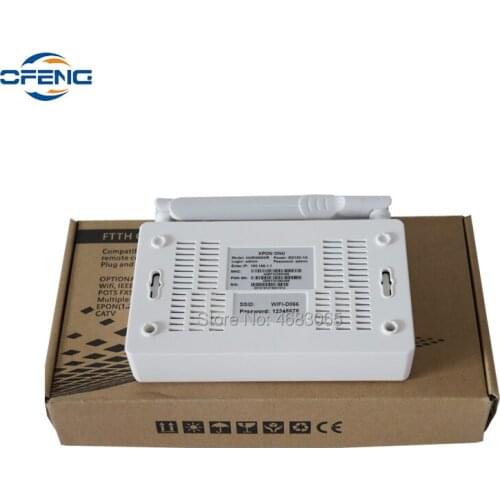 XPON EPON/GPON Dual mode With 1GE + 1FE + CATV + WIFI Port ONU ONT Apply to FTTH Modems, Termina English version