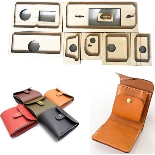 Japan Steel Blade Rule Die Cut Steel Punch Coin Bag Cutting Mold Wood Dies for Leather Cutter for Leather Crafts