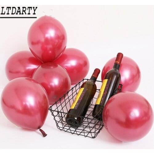 100pcs 5inch hot sale wine red gray ink blue latex balloon wedding birthday party decoration baby shower graduation supplies