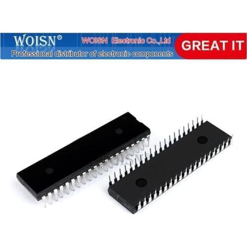 2PCS PIC16F877A-I/P PIC16F877A DIP40 DIP 16F877AEn new original In Stock