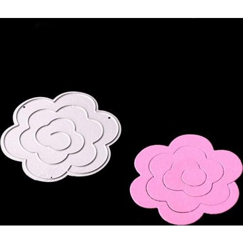 55*51mm flower Metal Cutting Dies scrapbooking Stencils for Craft Paper DIY Scrapbook new dies Cut Template