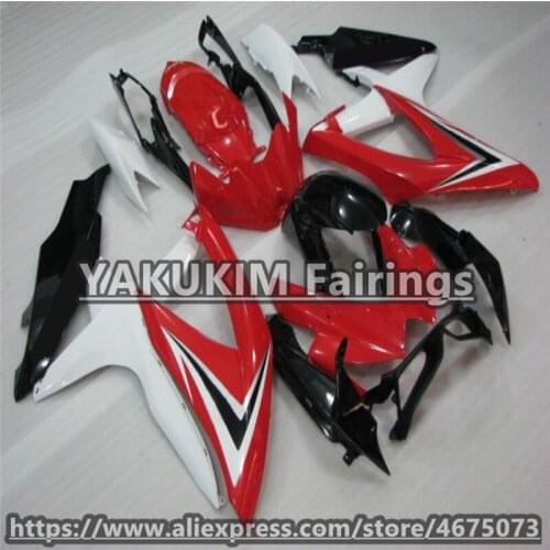 ABS Injection Fairings For SUZUKI GSXR 600 750 k8 2008 2009 2010 Motorcycle Fairing GSXR600 GSXR750 k8 bodywork fairing Custom
