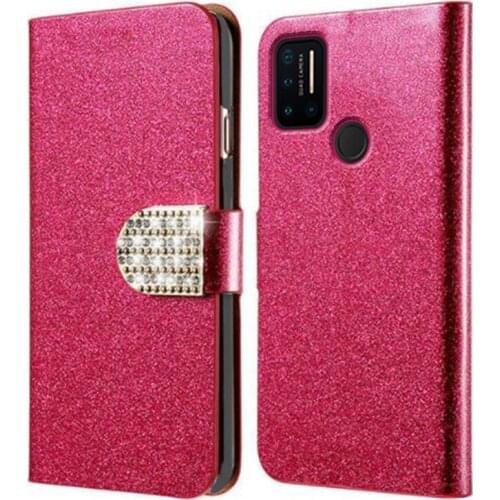 For UMIDIGI A7 Pro Case Flip 6.3" Glitter PU Leather Phone Case Cover For UMI Umidigi A7Pro Case With Kickstand and Credit Card