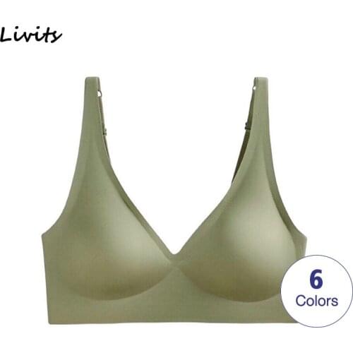 LORIOT Bra For Women Padded Removable Seamless Wireless Adjustable Bralette Brassiere Lingerie Underwear Sexy Casual SA1285