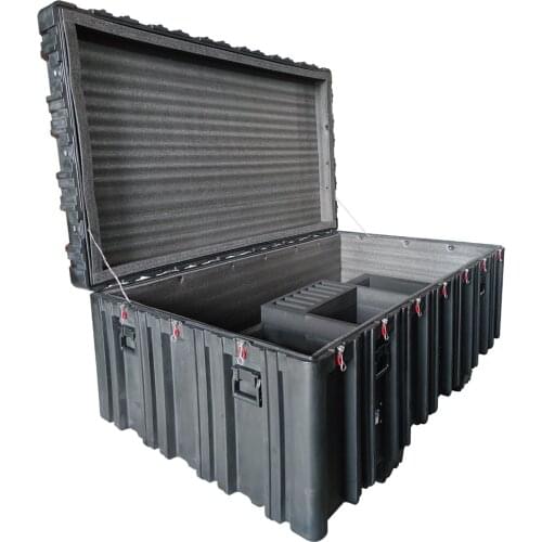 Shanghai factory Tricases rotational mold plastic hard military case large euipment case RS930