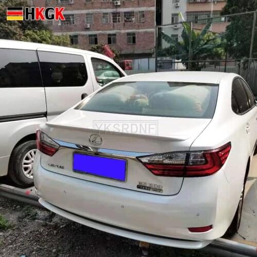 For LEXUS ES 2013-2017 ABS Material Primer Color Car Tail Wing Decoration Rear Trunk spoiler For ES250 ES300H ES350 ES200