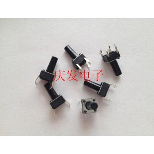 Import Shrapnel Buttons 6*6*11.5MM High Tact Switches Vertical Copper Foot Buttons 6X6X11.5M