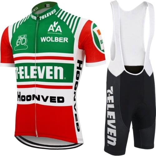 Classic Retro Team Cycling Jersey Set Cycling Clothing Bike Jersey Ropa Mens Bicycle MTB Summer 9D Gel Pad Bike Bib Shorts