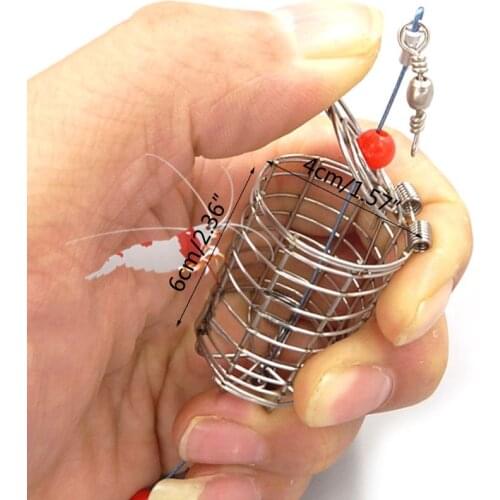 Stainless Steel Dry Spinach Feeding Cage Fish Tank Aquarium Shrimp Bait Feeder