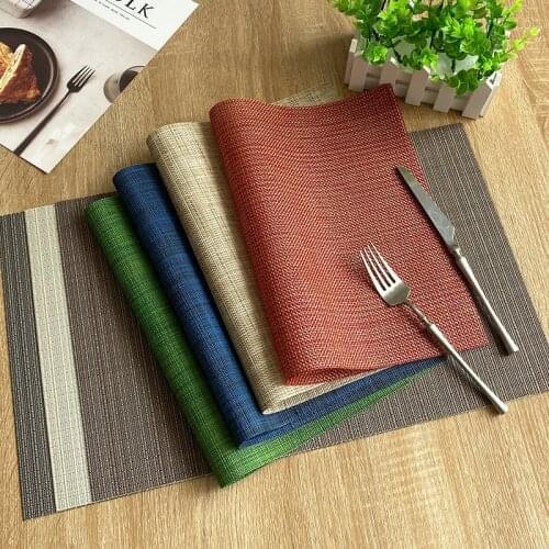 Placemats for table table mat coasters Plate mat and bowl mat for heat insulation Wash and dry quickly kitchen table
