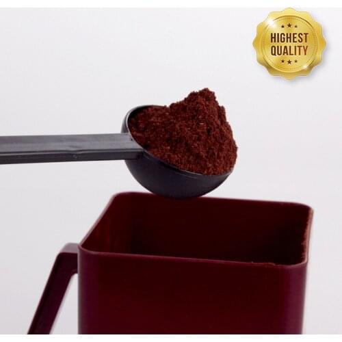 Plastic Coffee & Tea Tools 2 IN 1 10g Measuring Tamping Scoop Coffee Tamper Black Espresso Stand Coffee Spoon Kitchen Tool