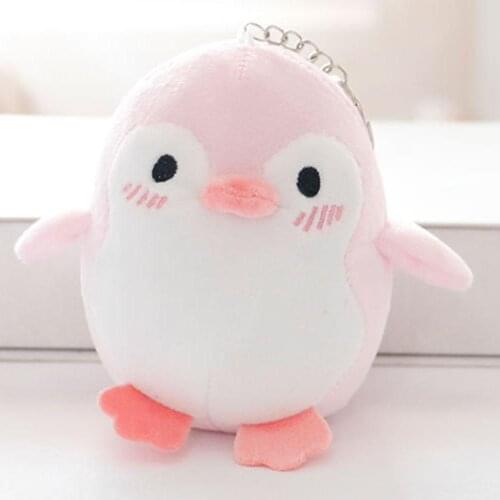 Lovely Penguin Animal Stuffed Doll Plush Toy Keychain Key Holder Bag Pendant