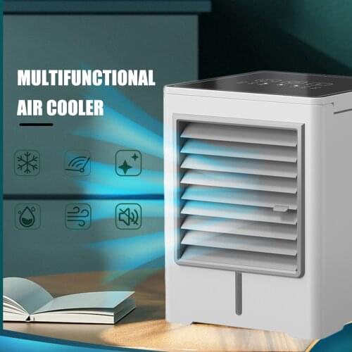 Mini Portable Air Cooling Conditioner Ventilador Refrigeration Humidification Desktop Air Cooler Cooling Fans For Home Office#g4
