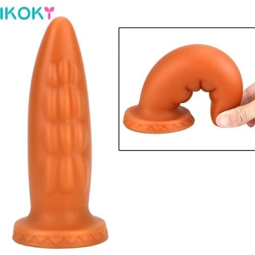 Huge Smooth Butt Plug Extra Big Anal Plug Silicone Prostate Massager Anus Dilator Anus Expansion Sex Shop