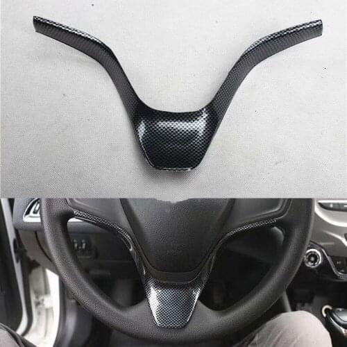 New Car Trim For Chevrolet Cruze 2015 2016 Steering Wheel Decoration Styling Interior ABS Accessory