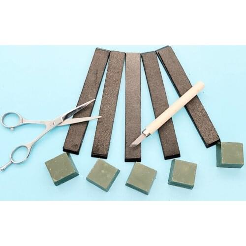 Polished mirror polishing combination large leather and polishing knife polishing tool scissor sharpening tool