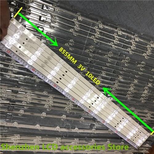 LED43D10B-ZC14FG-01 5S2P 3034010204 854MM 10LED 3V 43 inch use aluminium 100%new LCD TV backlight bar