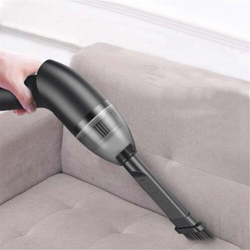 Portable Cordless Car Vacuum Cleaner Rechargeable USB 4000Pa Vacuum Cleaning