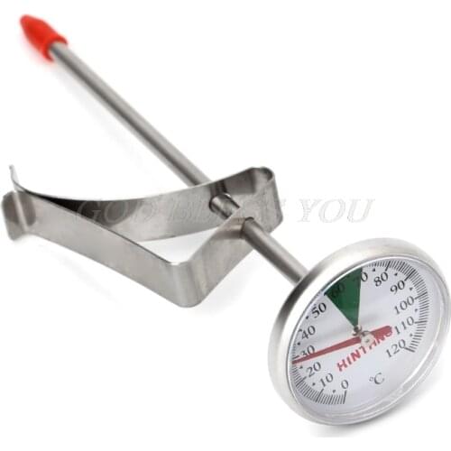 Portable Stainless Steel Kitchen Food Cooking Milk Coffee Probe Thermometer Drop Shipping