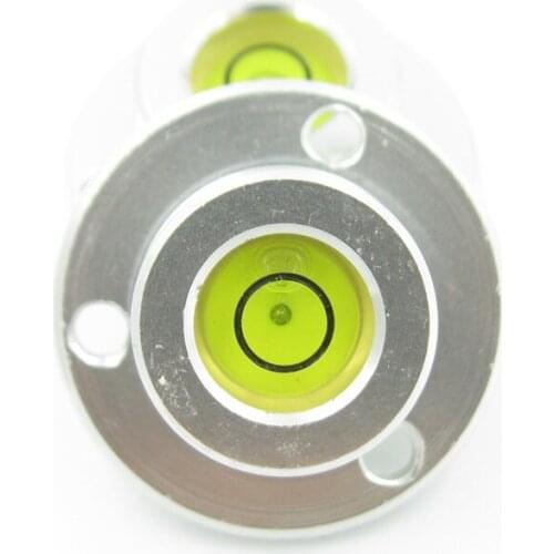 Bubble Spirit level Total Station blisters Alloy Metal Shell Bullseye Spirit Level bubble Diameter 22.5*14*10mm