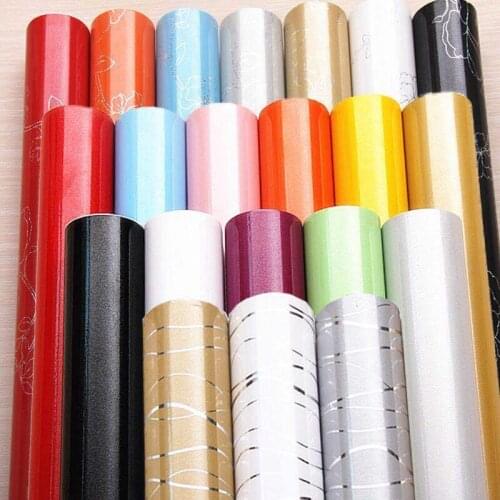 Laser Peel and Stick Wallpapers Improved Old Furniture PVC Self-Adhesive Wall Sticker Restorable Kitchen Cabinet Wardrobe Decals