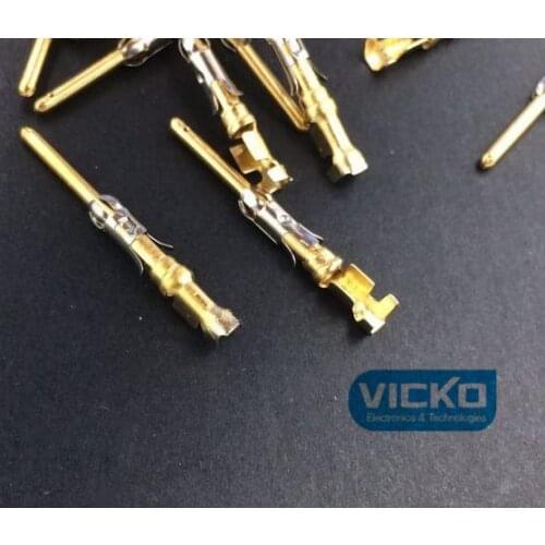 [VK] 66099-3 66099-4 CONN PIN 16-18AWG GOLD CRIMP connector Male