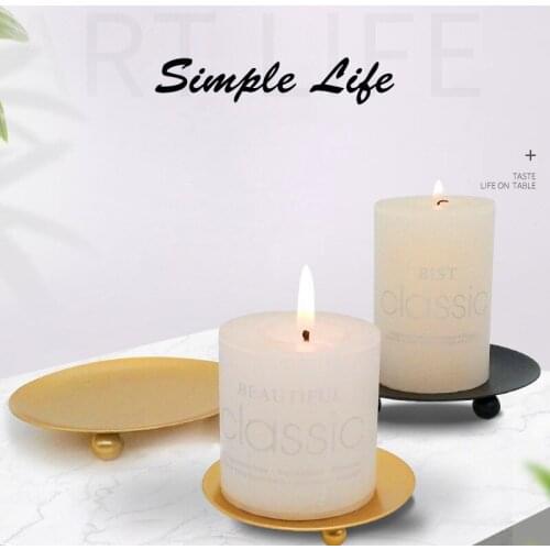 10 Pcs European Metal Candle Holder Simple Golden Wedding Decoration Bar Party Living Room Decoration Home Decoration
