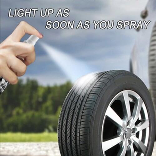 100ml Car Accessories Auto Wheel Cleaner Tire Cleaning Agent Tire Polish Cleaner Car Cleaning Car Beauty Waxing Sponge