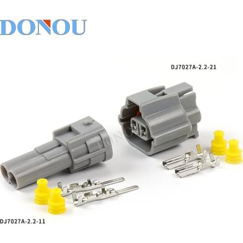 2-pin car connector male and female waterproof connector for Kia sensor plug with terminal DJ7027A-2.2-11/21