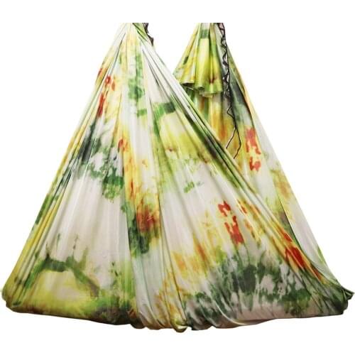 2021 Aerial Yoga hammock Silk Equipment Flying Yoga Swing Fabric Anti-Gravity Device Fitness Yoga Home Gym (Fabric only)
