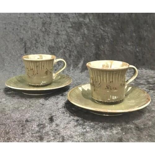 4 piece Coffee Cup Pad Green Special Series Turkish coffee special design men women outlets for the most preferred