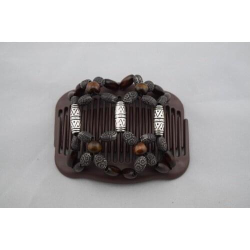 40 PCS PER LOT Stretchy metal style vintage Magic Hair Combs Clip double hair combs hair accessories Free shipping