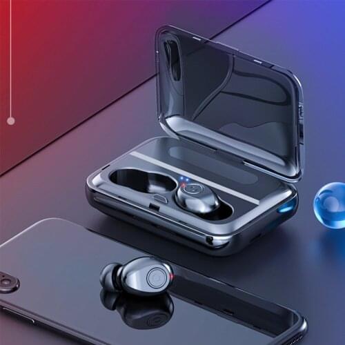 Bluetooth V5.0 Wireless Headphone Earphones HIFI Earbuds Stereo Bass headset With MIC 1500mAh Rechargeable mobile phone