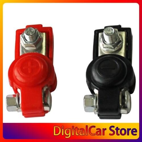 2x battery quick-release clamps 6-12V pole terminals car battery terminals black and red color connector