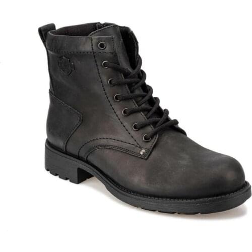 Black mens boots Winter excellent waterproof and warm boot with side zip cold 2021 collection