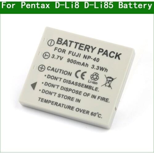 D-Li8 D-Li85 Camera Battery For Pentax Optio A10 A20 A30 A40 E65 L20 S S4 S5i WPi SVi S5z S6 S7 SV T10 T20 W10 W20 WP X S5n S4i