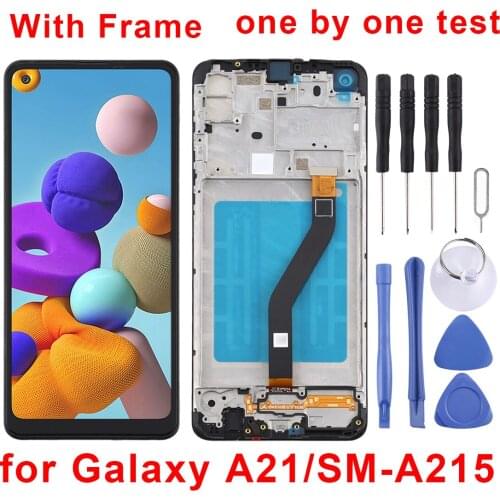 6.5″For Samsung GalaxyA21 Display LCD Screen&Digitizer Full Assembly&Frame For Galaxy A21 / SM-A215