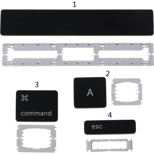 NEW A1706 Keycap for MacBook Pro15“ A1707 A1708 Key One Black Cap One Butterfly Clip 2016 2017 US UK Layout Replacement