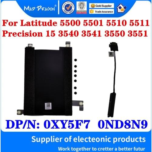 Hard Drive Bracket Caddy HDD Disk Cable For Dell Latitude 5500 5501 5510 5511 Precision 3540 3541 3550 3551 0XY5F7 0ND8N9 ND8N9