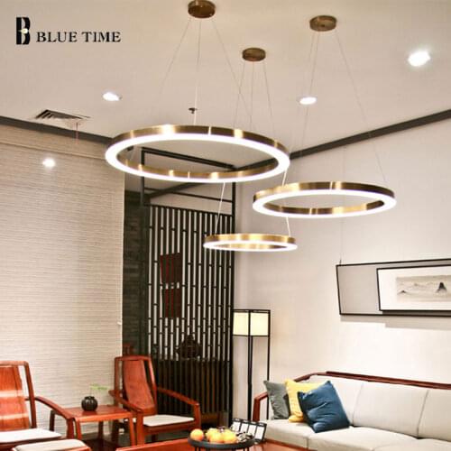 Modern Round Chandelier Light Gold Frame Indoor Chandelier Lamp For Living Room Bedroom Dining Room Kitchen Home Chandelier Lamp