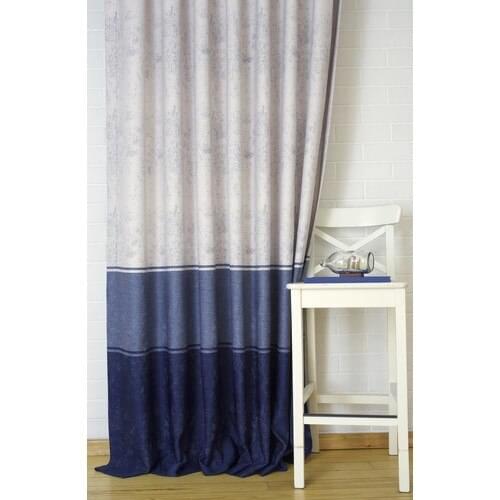 Massarelli Backdrop Curtain Three Color Blue Shades 1-2 Seyrek Pleat 60x260 cm