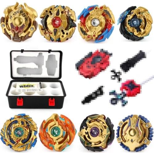 Toupie Spinning Top Metal Fusion blade Set Storage Box Top Bay burst arena 4D With Launcher B104 B105 B106 B110 B111