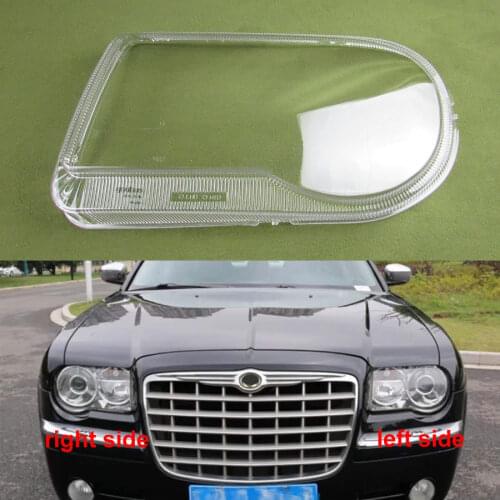For Chrysler 300C 2007 2008 2009 2010 Front Headlight Shell Lamp Shade Transparent Cover Glass Headlamp Cover Lamps Shell