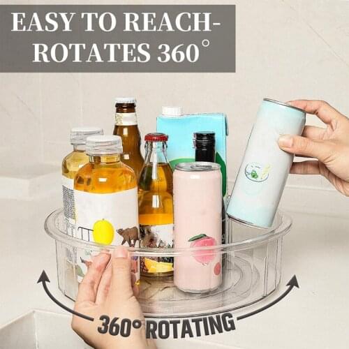 Lazy Susan Lazy Susan Cabinet Organizer Organization for Pantry Countertop Shelf Table Bathroom Clear