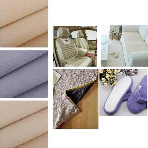 Non Slip Fabric Rubber Sewing Cloth Material Home Shoes DIY Costume 150cm Wide