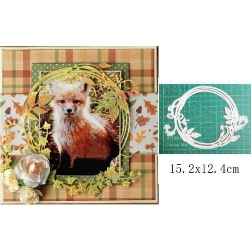 Customized dies Garland wreath Frame Metal Cutting Dies Scrapbooking Embossing dies Craft Knife Mould Blade Punch Stencils Dies