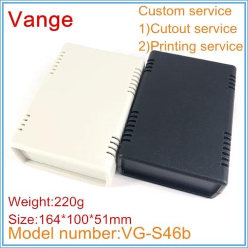1pcs/lot mould injection housing box 164*100*51mm ABS case plastic instrument box diy for digital network player